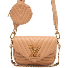 Load image into Gallery viewer, LOUIS VUITTON New Wave Multi Pochette BeigeM58941 Leather
