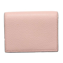 将图像加载到图库查看器中，GUCCI Animalier B Compact Wallet Pink460185 Leather
