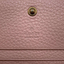 将图像加载到图库查看器中，GUCCI Animalier B Compact Wallet Pink460185 Leather
