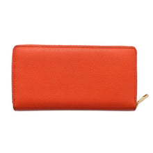 将图像加载到图库查看器中，GUCCI logo zip-around wallet Orange658691 Leather
