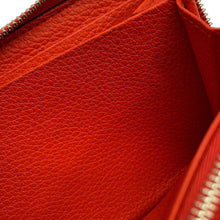 将图像加载到图库查看器中，GUCCI logo zip-around wallet Orange658691 Leather
