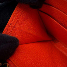 将图像加载到图库查看器中，GUCCI logo zip-around wallet Orange658691 Leather
