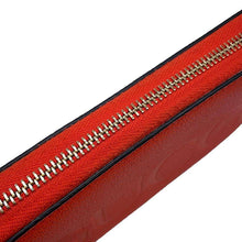 将图像加载到图库查看器中，GUCCI logo zip-around wallet Orange658691 Leather
