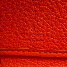 将图像加载到图库查看器中，GUCCI logo zip-around wallet Orange658691 Leather
