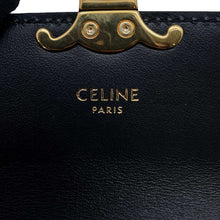 Load image into Gallery viewer, CELINE Triomphe Card Case Black10I583DPV Shiny Calf Leather
