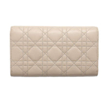 Load image into Gallery viewer, Dior Caro Long Flap Wallet BeigeS5039UWHC Calf Leather
