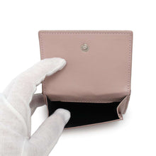 将图像加载到图库查看器中，SAINT LAURENT PARIS Tiny wallet Pink459784 Embossed Leather
