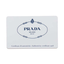 将图像加载到图库查看器中，PRADA Card Case Black/Blue1MC025 Leather
