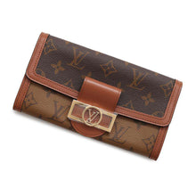 Load image into Gallery viewer, LOUIS VUITTON Portefeuille Sarah Dauphine NoirM46645 Monogram/Monogram Reverse Canvas
