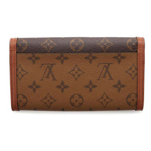 将图像加载到图库查看器中，LOUIS VUITTON Portefeuille Sarah Dauphine NoirM46645 Monogram/Monogram Reverse Canvas
