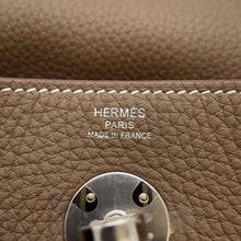 将图像加载到图库查看器中，HERMES Lindy Etoupe Taurillon Clemence Size 26
