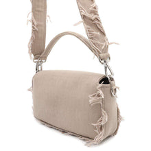 将图像加载到图库查看器中，FENDI Fringe Bucket 2WAY Handbag Beige7VA572 Fabric
