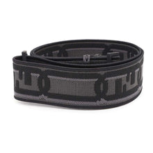 将图像加载到图库查看器中，FENDI Strap You FF logo Black/Gray Canvas
