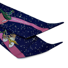 Load image into Gallery viewer, HERMES Twilly Space Derby Space Derby Marine/Rose/Multicolor Silk100%
