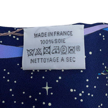 Load image into Gallery viewer, HERMES Twilly Space Derby Space Derby Marine/Rose/Multicolor Silk100%
