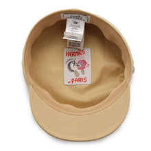 Load image into Gallery viewer, HERMES Cap Julietta Seashell Size 59 Beige Cotton100%
