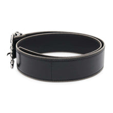 将图像加载到图库查看器中，CHANEL Belt Black Lambskin Size 80
