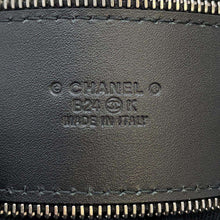 将图像加载到图库查看器中，CHANEL Belt Black Lambskin Size 80
