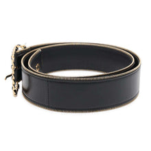 将图像加载到图库查看器中，CHANEL Belt Black Lambskin Size 85
