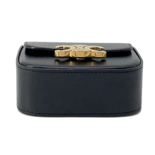 将图像加载到图库查看器中，CELINE Mini Claude Shoulder Black10I513 Calf Leather Size Mini
