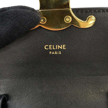 将图像加载到图库查看器中，CELINE Mini Claude Shoulder Black10I513 Calf Leather Size Mini
