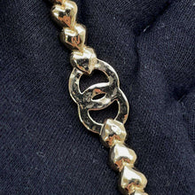 将图像加载到图库查看器中，CHANEL CC Logo Choker GoldABA259 Metal Rhinestone
