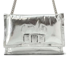 Load image into Gallery viewer, Ferragamo Vara ChainShoulder Bag Viva SilverGG-211287 Leather
