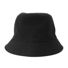 将图像加载到图库查看器中，HERMES Calvi Seashell Bucket Hat Size 56 Black Cotton 56% Viscose 44%
