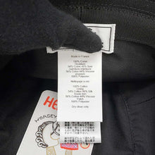 将图像加载到图库查看器中，HERMES Calvi Seashell Bucket Hat Size 56 Black Cotton 56% Viscose 44%
