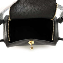 Load image into Gallery viewer, HERMES Lindy Black Taurillon Clemence Size Mini
