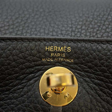 将图像加载到图库查看器中，HERMES Lindy Black Taurillon Clemence Size Mini
