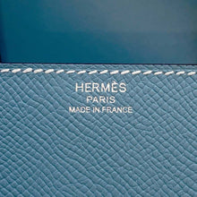 将图像加载到图库查看器中，HERMES Della Cavalleria New Blue Jean Epsom Size Mini
