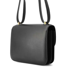 将图像加载到图库查看器中，HERMES Constance Black Swift Leather Size Mini
