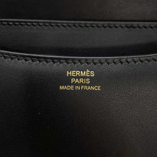 将图像加载到图库查看器中，HERMES Constance Black Swift Leather Size Mini
