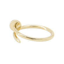 将图像加载到图库查看器中，CARTIER Juste Un Clou Ring Small model Size 52/#12 SMB4225952/B4225900 18K Yellow Gold
