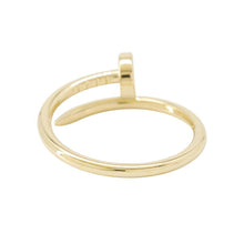 将图像加载到图库查看器中，CARTIER Juste Un Clou Ring Small model Size 52/#12 SMB4225952/B4225900 18K Yellow Gold
