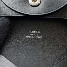 将图像加载到图库查看器中，HERMES Bastia Black Box Calf Leather
