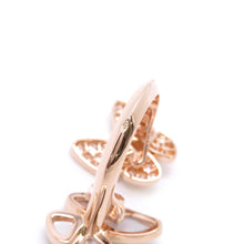 将图像加载到图库查看器中，Van Cleef &amp; Arpels De Papillon Entree Les Doors Ring Size 50/#10VCARO7AL50/VCARO7AL00 18K Pink Gold
