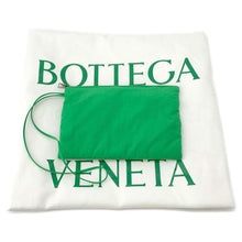 Load image into Gallery viewer, Bottega Veneta Jacquard roll-up bag Green/Black709442 Terry Cloth Canvas
