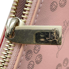 Load image into Gallery viewer, Christian Louboutin LOUBILA Zip-up Clutch Bag with Chain Pink/Red3225038 Leather
