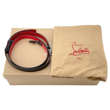 将图像加载到图库查看器中，Christian Louboutin Paloma TH Mini Leather Black / red1215178 Calf Leather Size Mini
