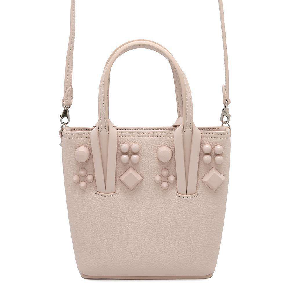 Christian Louboutin CABATA Mini Tote Bag Light Pink1225053 Leather