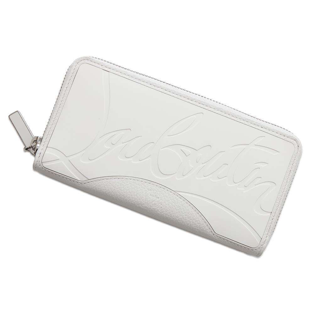 Christian Louboutin Panettone long wallet White3195051 Leather/Rubber