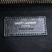 Load image into Gallery viewer, SAINT LAURENT PARIS Rive Gauche Tote Bag Black/White509415 Canvas Leather
