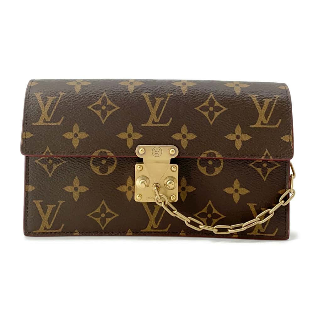 LOUIS VUITTON SPadlock belt pouch BrownM44667 Monogram Size PM