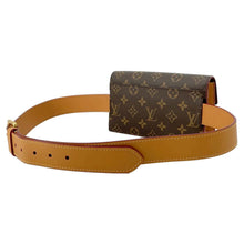 将图像加载到图库查看器中，LOUIS VUITTON SPadlock belt pouch BrownM44667 Monogram Size PM
