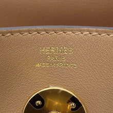 Load image into Gallery viewer, HERMES Lindy Verso Chai/Mauve Sylvestre Swift Leather Size 26
