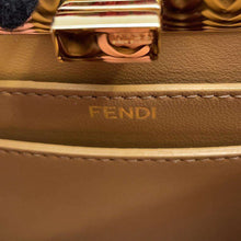 将图像加载到图库查看器中，FENDI Peekaboo Interlace Brown/Multicolor8BN335 Leather Size Petit
