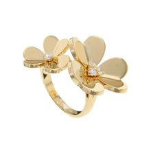 Load image into Gallery viewer, Van Cleef &amp; Arpels Frivole Entree Door Ring Size 53/#13VCARPJMD53/VCARPJMD00 18K Yellow Gold
