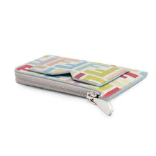 Load image into Gallery viewer, FENDI Card Case Silver/Multicolor8M0489 Leather
